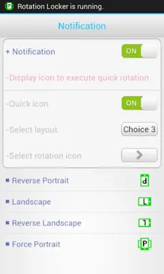 Rotation Control Lite android App screenshot 2