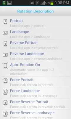 Rotation Control Lite android App screenshot 4